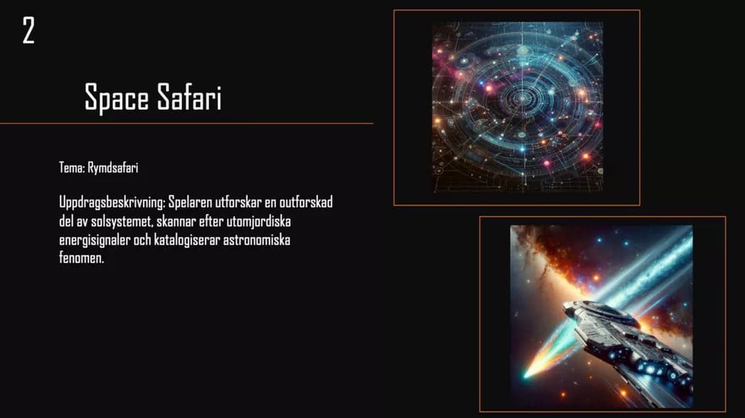 Design Brief 2 Space Safari