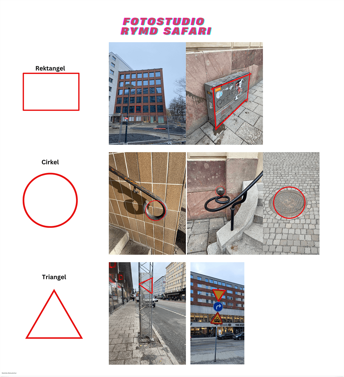 Photo Studio — geometric shapes in urban space
