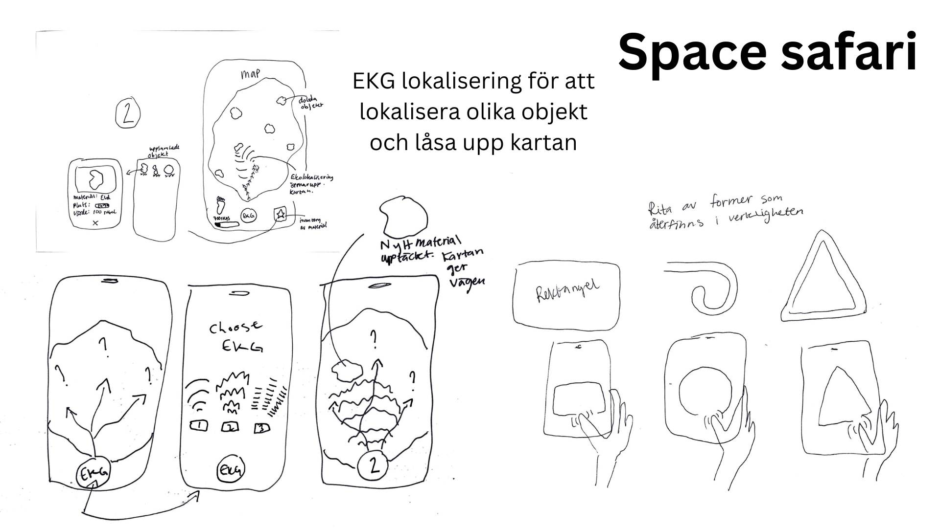 Space Safari concept sketches